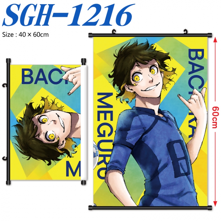 BLUE LOCK Anime digital printed pole style hanging picture Wall Scroll 40x60cm SGH-1216