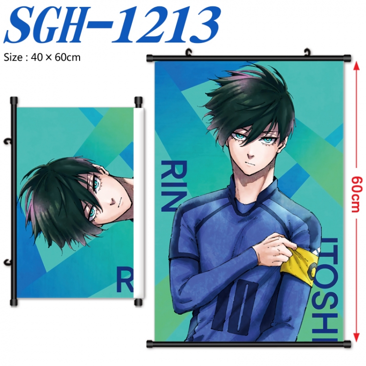 BLUE LOCK Anime digital printed pole style hanging picture Wall Scroll 40x60cm SGH-1213