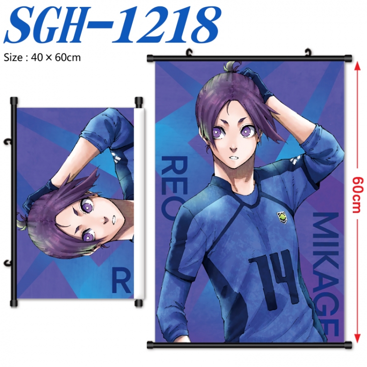 BLUE LOCK Anime digital printed pole style hanging picture Wall Scroll 40x60cm SGH-1218