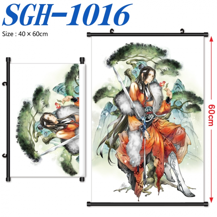 The wizard of the de Anime digital printed pole style hanging picture Wall Scroll 40x60cm SGH-1016