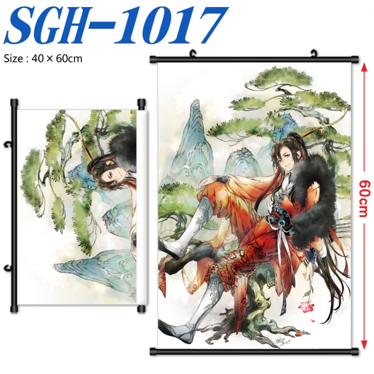 The wizard of the de Anime digital printed pole style hanging picture Wall Scroll 40x60cm  SGH-1017