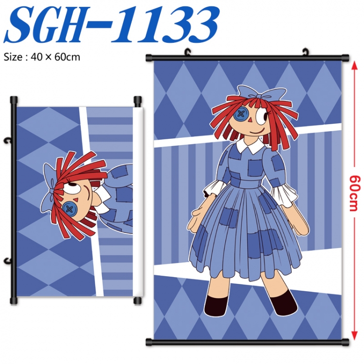 The Amazing Digital Circus Anime digital printed pole style hanging picture Wall Scroll 40x60cm  SGH-1133