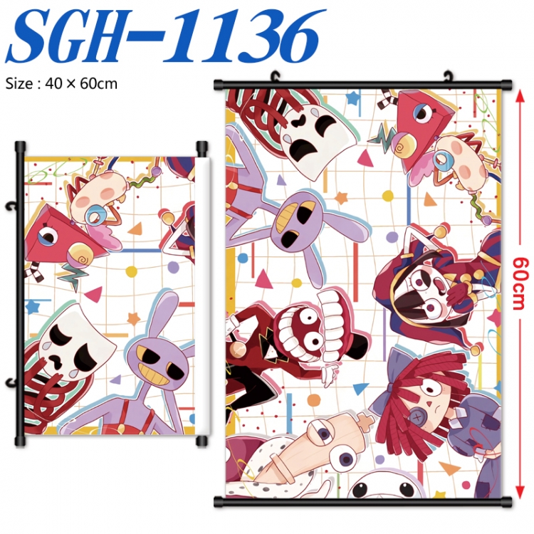 The Amazing Digital Circus Anime digital printed pole style hanging picture Wall Scroll 40x60cm  SGH-1136