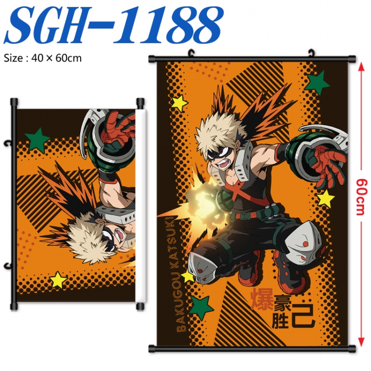 My Hero Academia Anime digital printed pole style hanging picture Wall Scroll 40x60cm SGH-1188