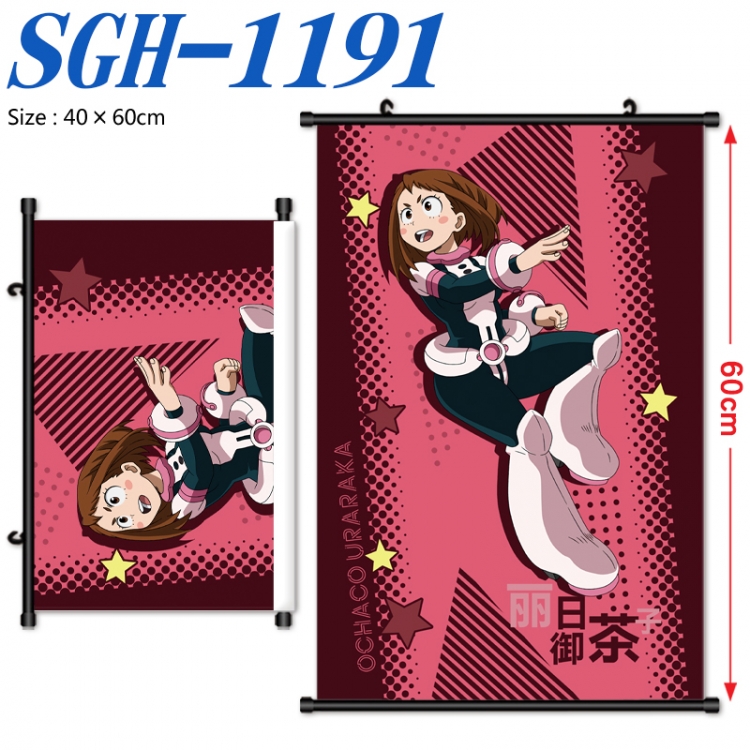 My Hero Academia Anime digital printed pole style hanging picture Wall Scroll 40x60cm  SGH-1191