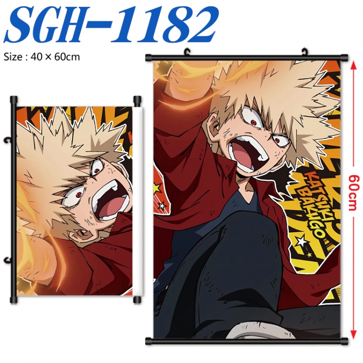 My Hero Academia Anime digital printed pole style hanging picture Wall Scroll 40x60cm SGH-1182