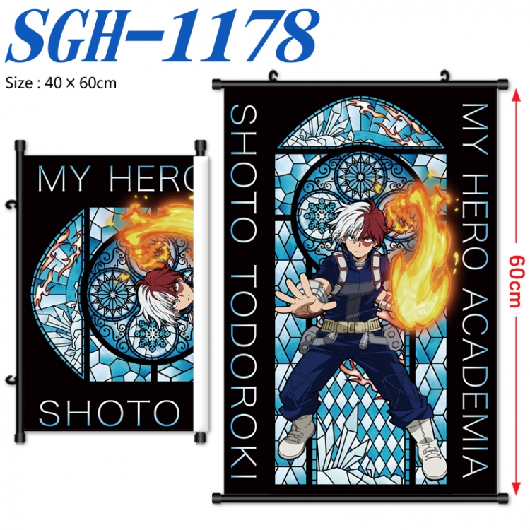 My Hero Academia Anime digital printed pole style hanging picture Wall Scroll 40x60cm  SGH-1178