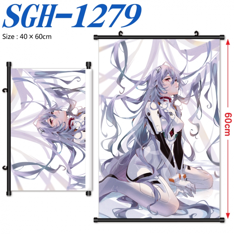 EVA Anime digital printed pole style hanging picture Wall Scroll 40x60cm SGH-1279