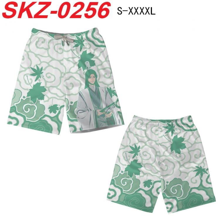 Heaven Official's Blessing Anime full-color digital printed beach shorts from S to 4XL