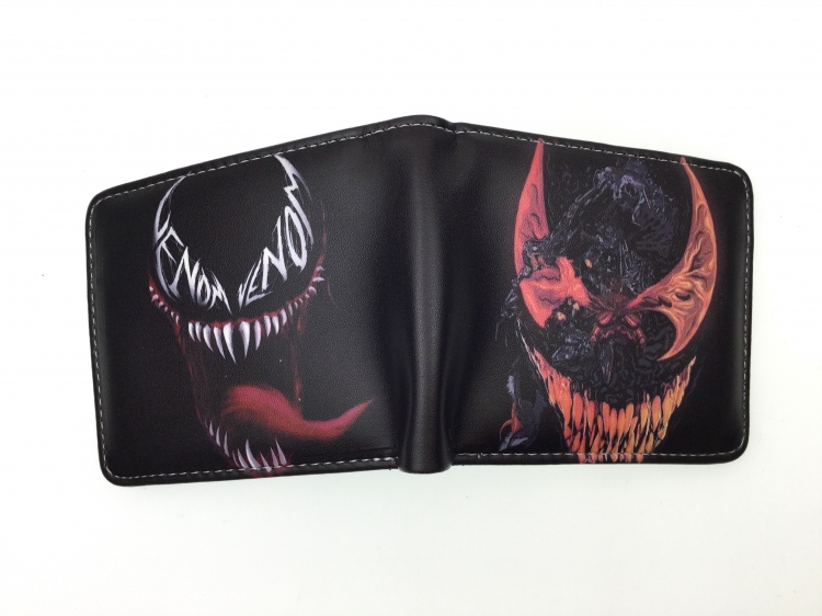 Deadpool Anime two fold  Short wallet 11X9.5CM 60G  B-1749