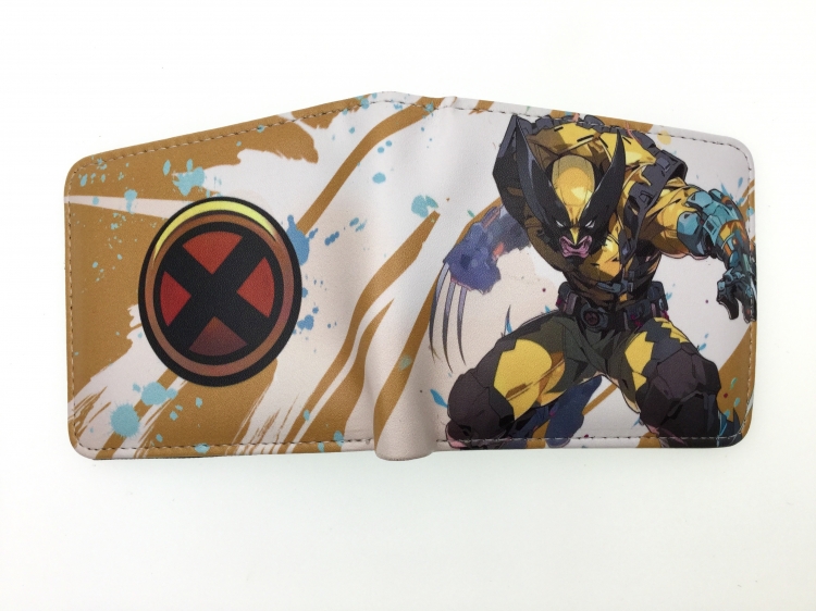 Deadpool Anime two fold  Short wallet 11X9.5CM 60G B-1751