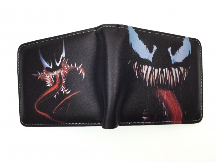 venom Anime two fold  Short wallet 11X9.5CM 60G  B-1767