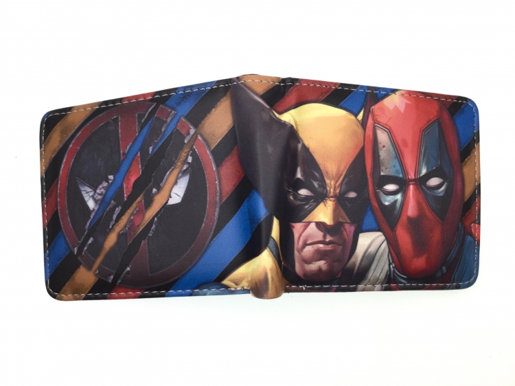 Marvel Anime two fold  Short wallet 11X9.5CM 60G  B-1768