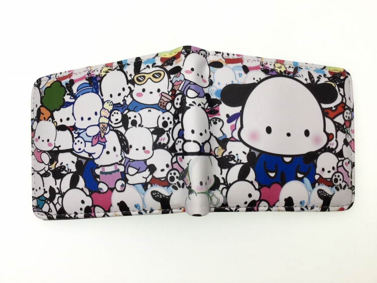 Hello Kitty Anime two fold  Short wallet 11X9.5CM 60G   B-1727