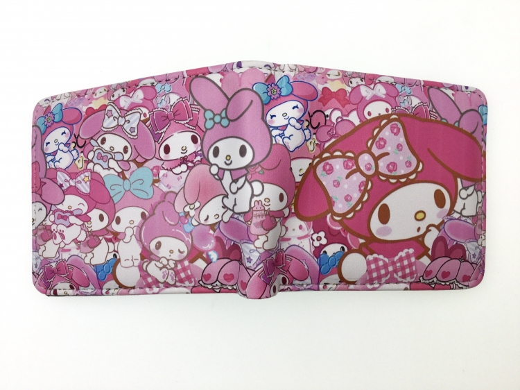 Hello Kitty Anime two fold  Short wallet 11X9.5CM 60G B-1730