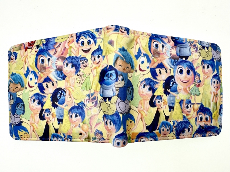 Inside Out Anime two fold  Short wallet 11X9.5CM 60G   B-1745