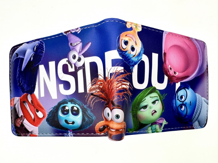 Inside Out Anime two fold  Short wallet 11X9.5CM 60G  B-1741