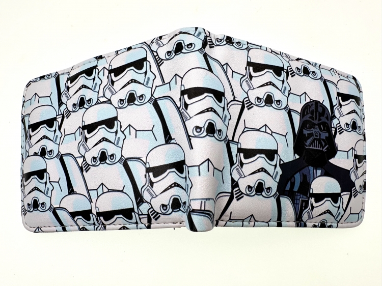 Star Wars Anime two fold  Short wallet 11X9.5CM 60G  B-1734