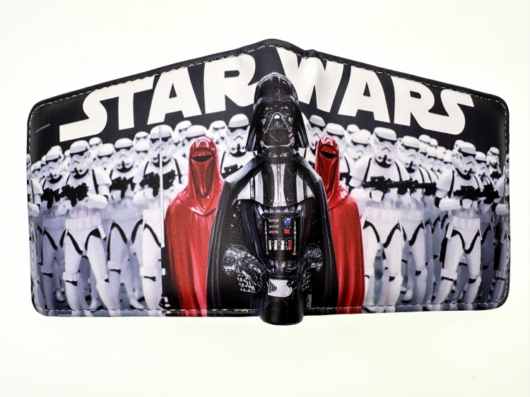 Star Wars Anime two fold  Short wallet 11X9.5CM 60G B-1735