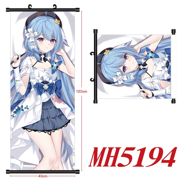 The End of School Anime black Plastic rod Cloth painting Wall Scroll 40X102CM