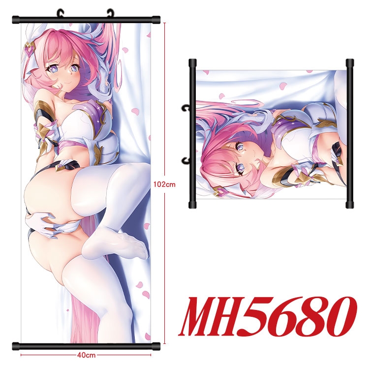 Collapse 3  Anime black Plastic rod Cloth painting Wall Scroll 40X102CM 