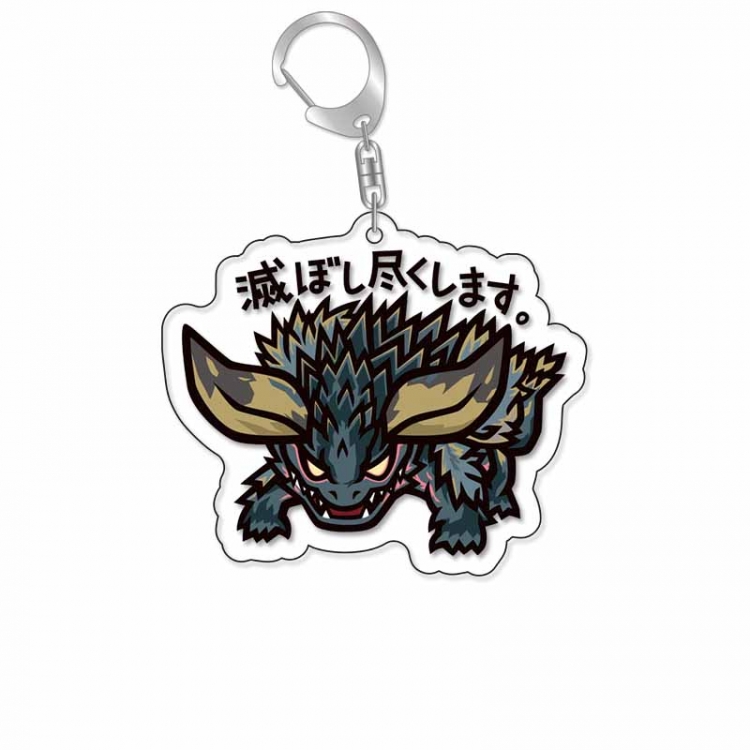 Monster Hunter Anime Acrylic Keychain Charm price for 5 pcs 17015