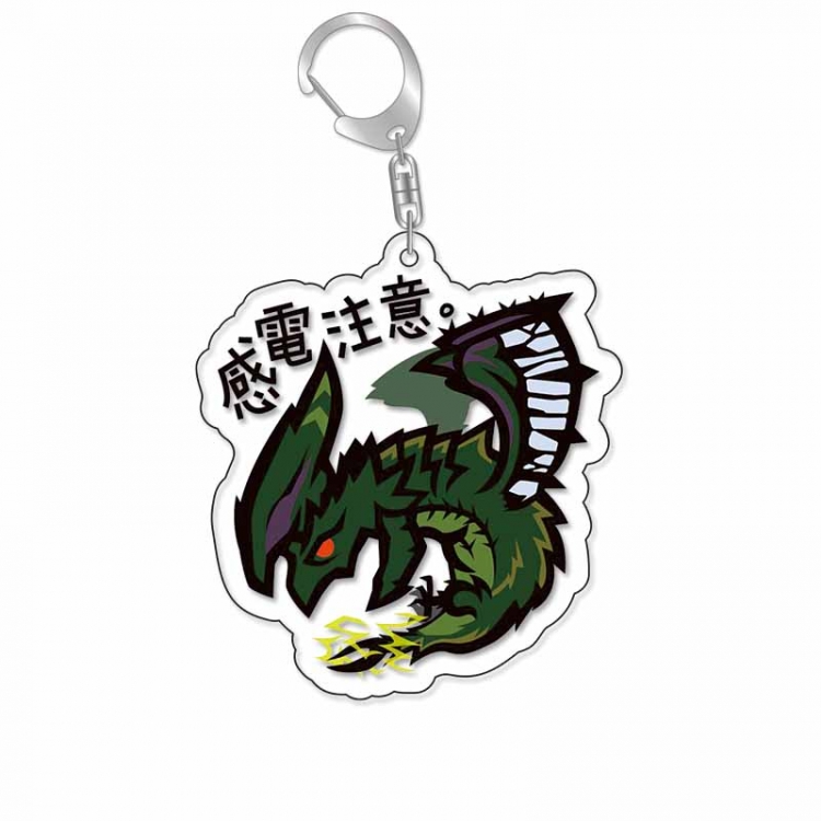 Monster Hunter Anime Acrylic Keychain Charm price for 5 pcs 17010