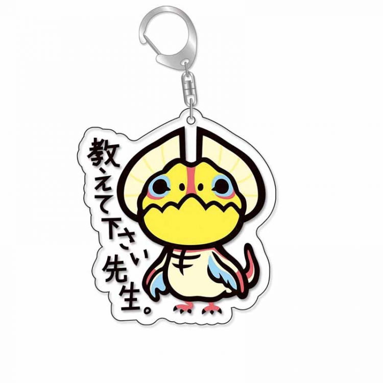 Monster Hunter Anime Acrylic Keychain Charm price for 5 pcs 17009