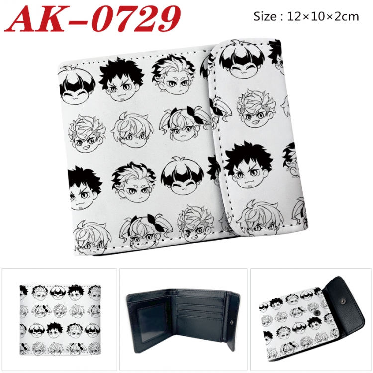 KAIJU NUMBER EIGHT Anime PU leather full color buckle 20% off wallet 12X10X2CM