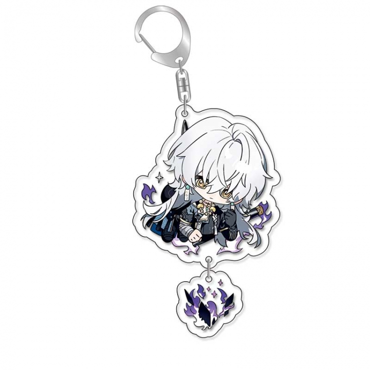 Wuthering Waves Anime acrylic Pendant Key Chain  price for 5 pcs 17000