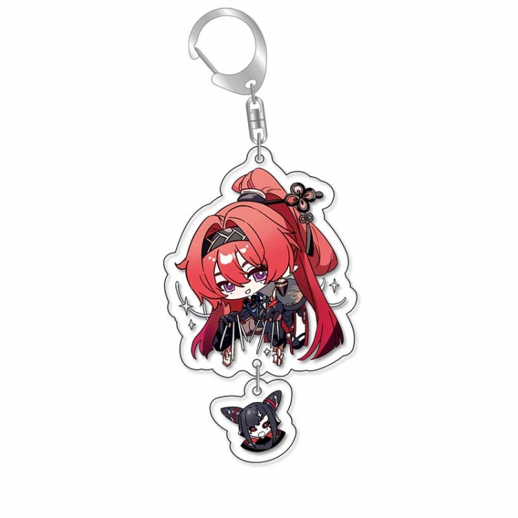 Wuthering Waves Anime acrylic Pendant Key Chain  price for 5 pcs 16996