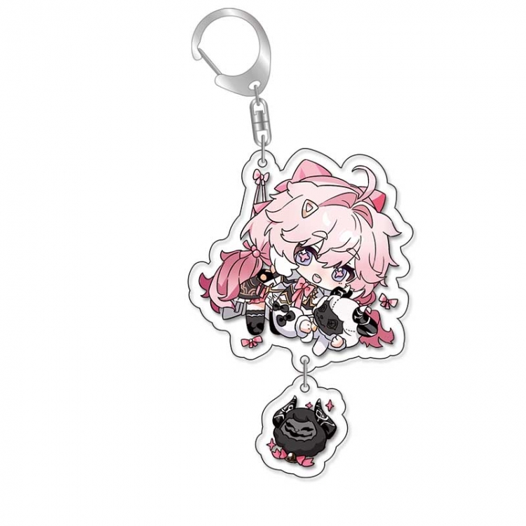 Wuthering Waves Anime acrylic Pendant Key Chain  price for 5 pcs 17005