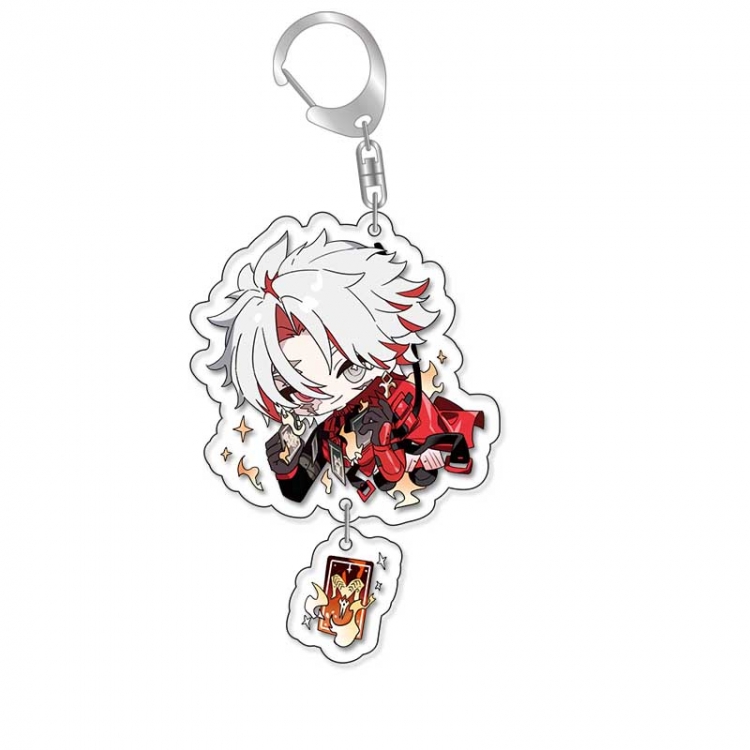 Wuthering Waves Anime acrylic Pendant Key Chain  price for 5 pcs 16997