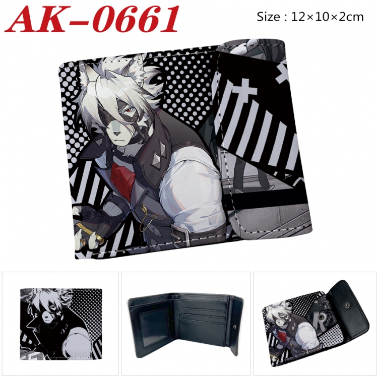 Zenless Zone Zero Anime PU leather full color buckle 20% off wallet 12X10X2CM