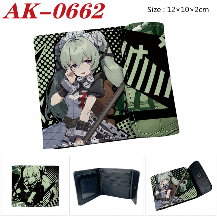 Zenless Zone Zero Anime PU leather full color buckle 20% off wallet 12X10X2CM