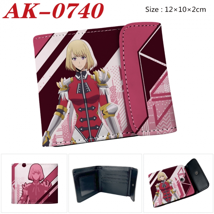 Solo Leveling:Arise Anime PU leather full color buckle 20% off wallet 12X10X2CM AK-0740