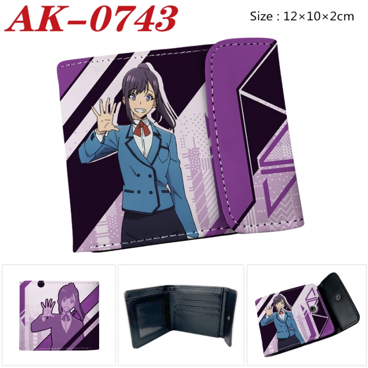 Solo Leveling:Arise Anime PU leather full color buckle 20% off wallet 12X10X2CM  AK-0743