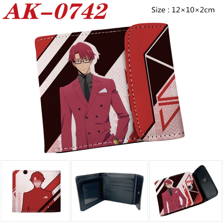 Solo Leveling:Arise Anime PU leather full color buckle 20% off wallet 12X10X2CM AK-0742