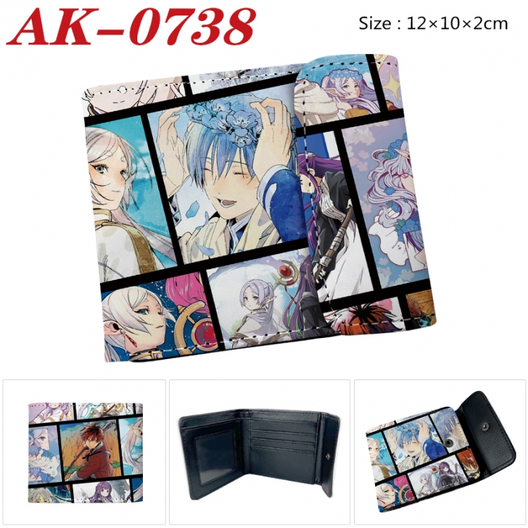 Frieren: Beyond Journey's End Anime PU leather full color buckle 20% off wallet 12X10X2CM AK-0738