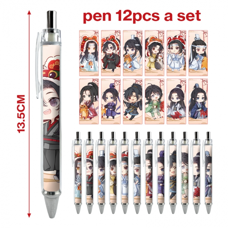 The wizard of the de anime peripheral student ballpoint pen a set of 12