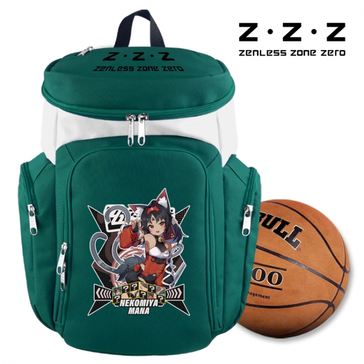 Zenless Zone Zero Anime basketball backpack backpack backpack 45X35X21cm