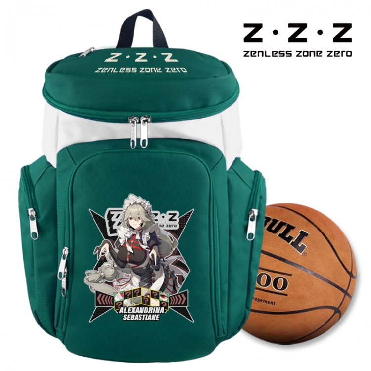 Zenless Zone Zero Anime basketball backpack backpack backpack 45X35X21cm