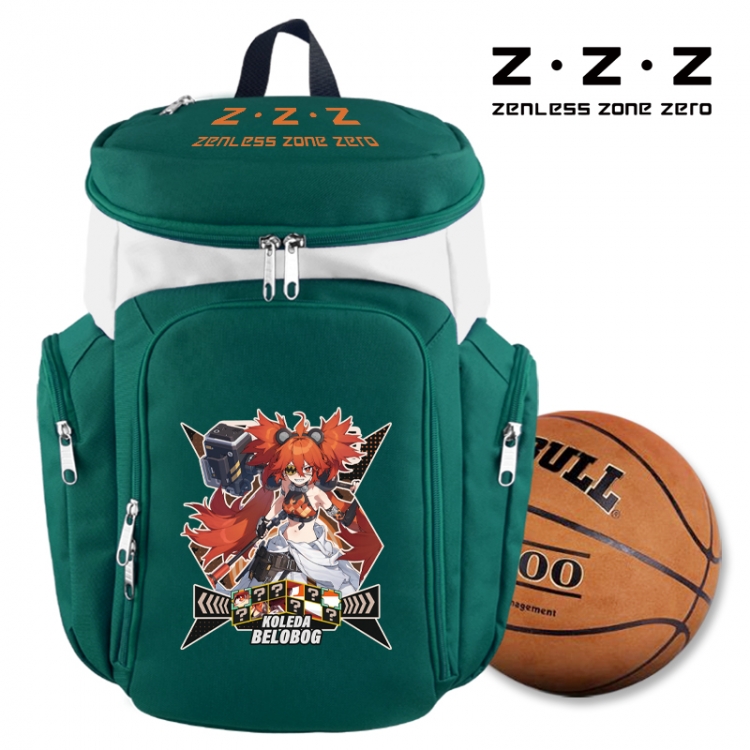 Zenless Zone Zero Anime basketball backpack backpack backpack 45X35X21cm