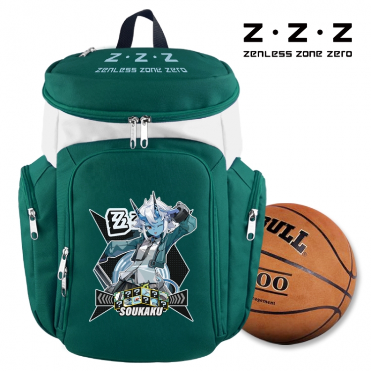 Zenless Zone Zero Anime basketball backpack backpack backpack 45X35X21cm