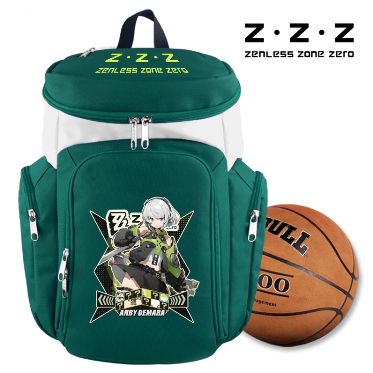 Zenless Zone Zero Anime basketball backpack backpack backpack 45X35X21cm