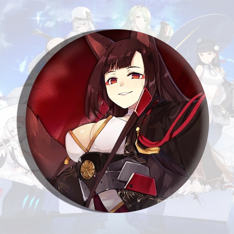 Azur Lane Anime tinplate brooch badge price for 5 pcs