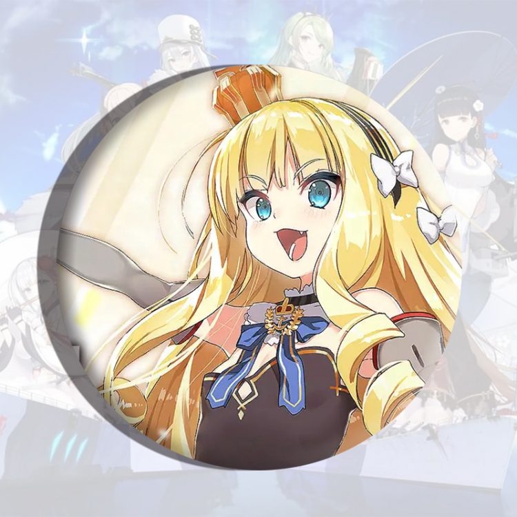 Azur Lane Anime tinplate brooch badge price for 5 pcs