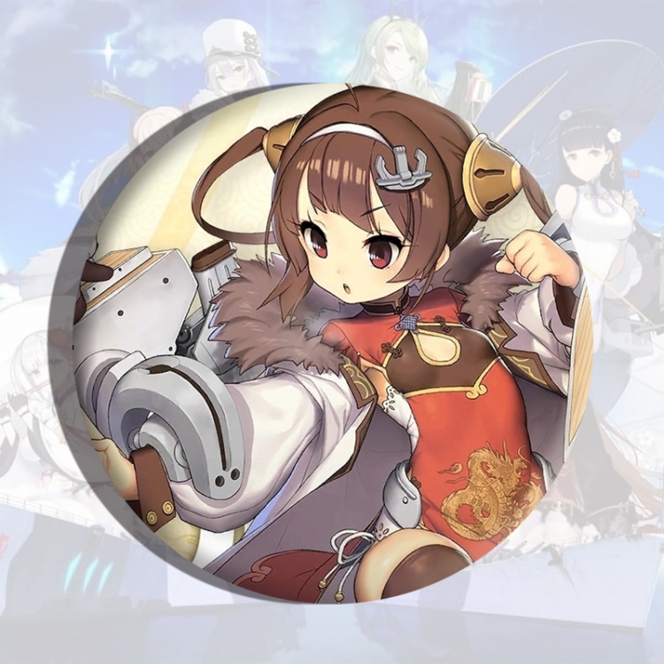 Azur Lane Anime tinplate brooch badge price for 5 pcs