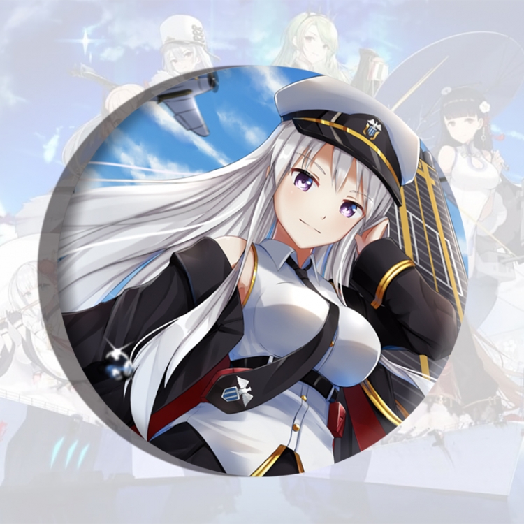 Azur Lane Anime tinplate brooch badge price for 5 pcs