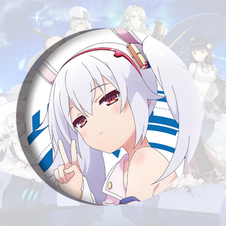 Azur Lane Anime tinplate brooch badge price for 5 pcs